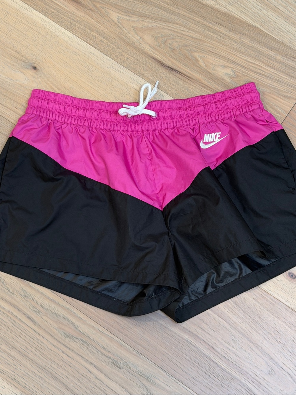 Nike Women’s Magenta and Black Running Shorts